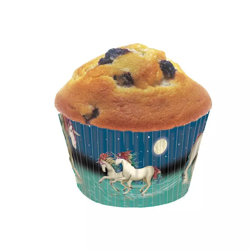 Muffinförmchen Set Einhorn