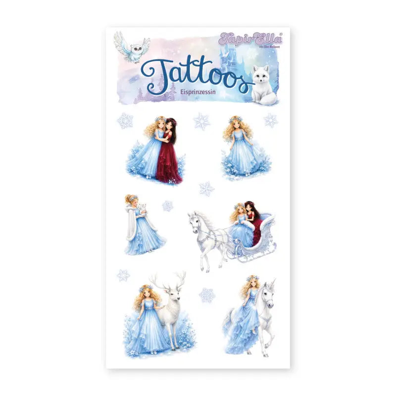 Kinder Tattoo Eisprinzessin