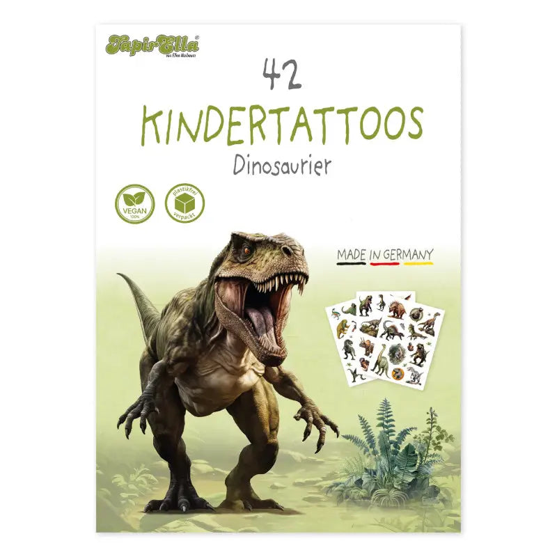 Kinder Tattoo Tapirella Dinosaurier