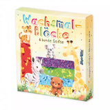 Wachsmal-Blöcke Wildtiere