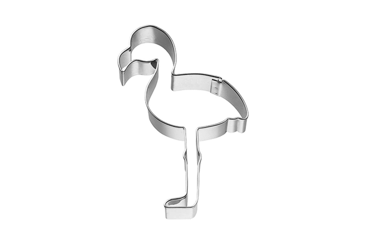 Edelstahl Ausstechform Flamingo