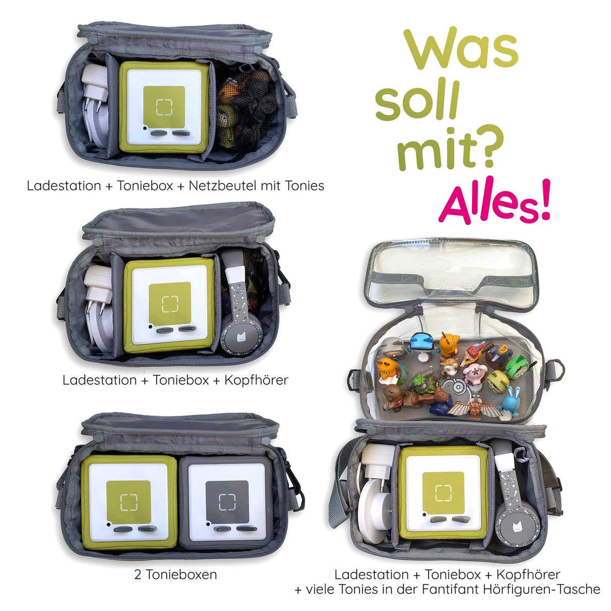 Toniebox-Tasche Grau