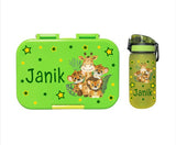 SET Znünibox und Trinkflasche Baurelia Box Mini mit Ion8 400ml Grün