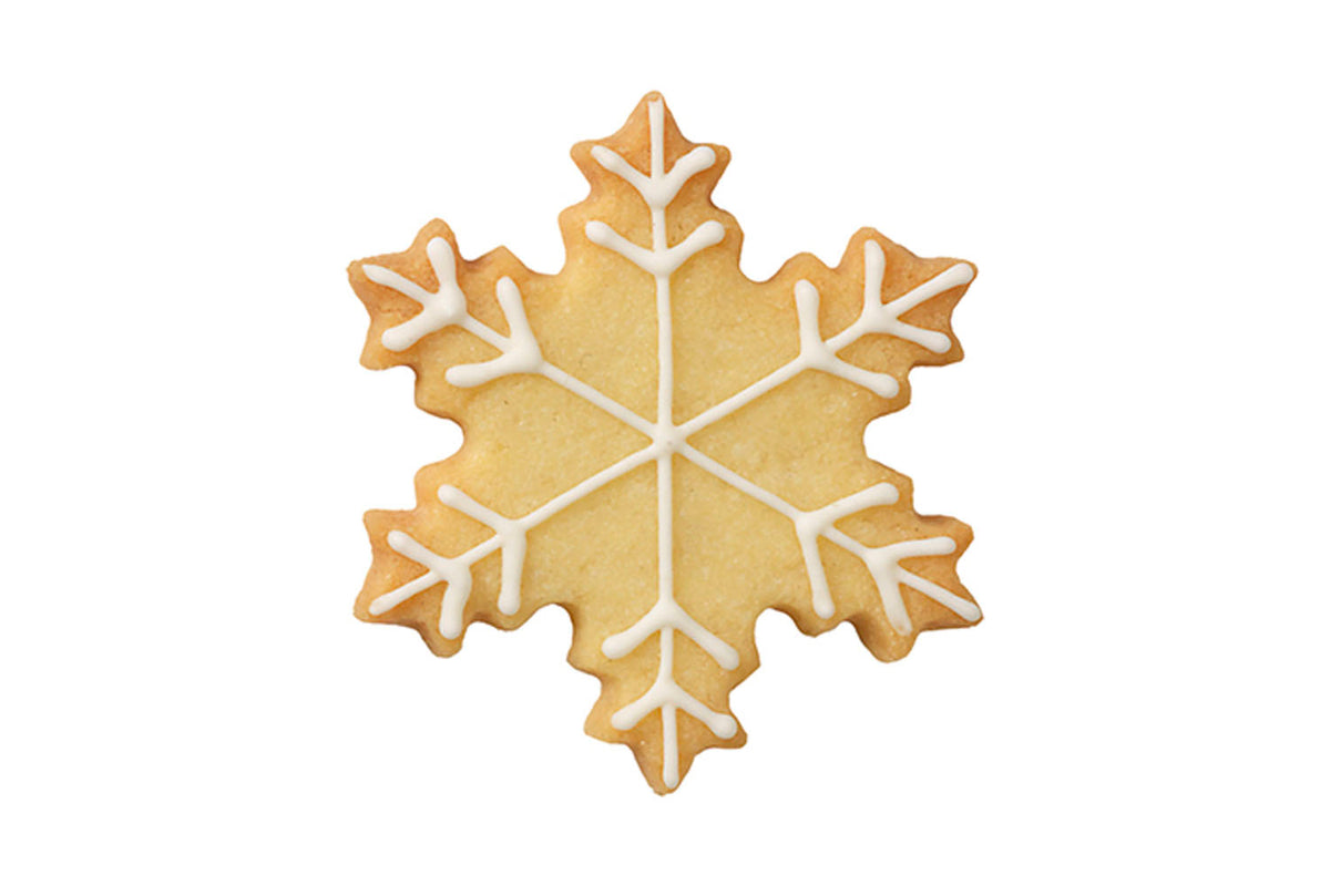 Edelstahl Ausstechform Schneestern