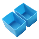 Silikonformen Munchbox Rectangle 2er Set Blau