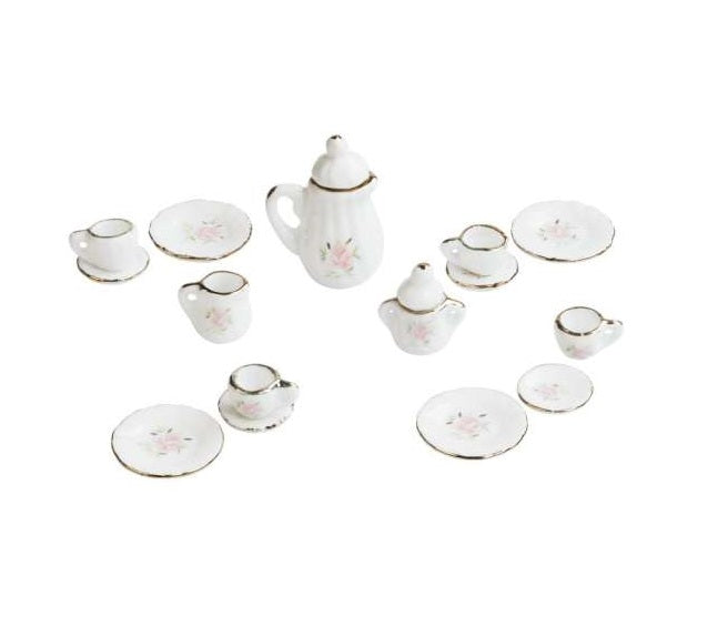 Wichtelzubehör Kaffee Service Blume