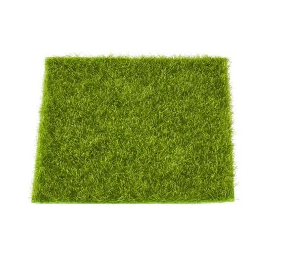 Wichtelzubehör Gras Matte 14x14cm