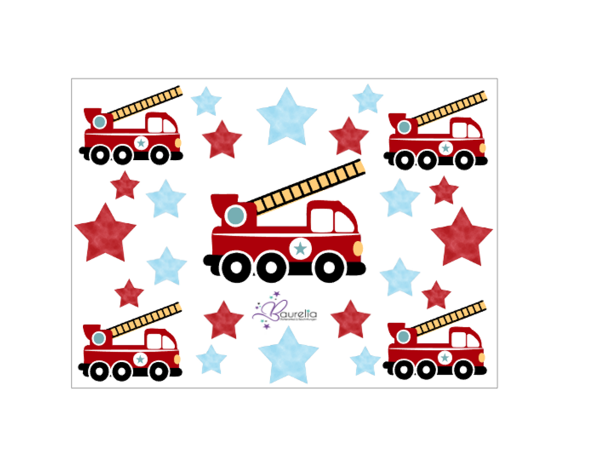 Stickerbogen Feuerwehr 2