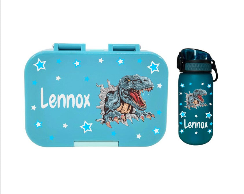 SET Znünibox und Trinkflasche Baurelia Box Mini mit Ion8 400ml Türkis