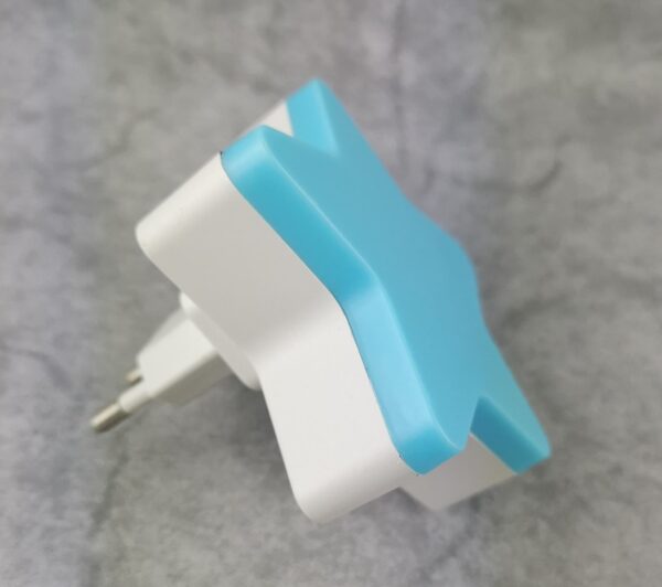 Nachtlicht Steckdose Stern LED Blau