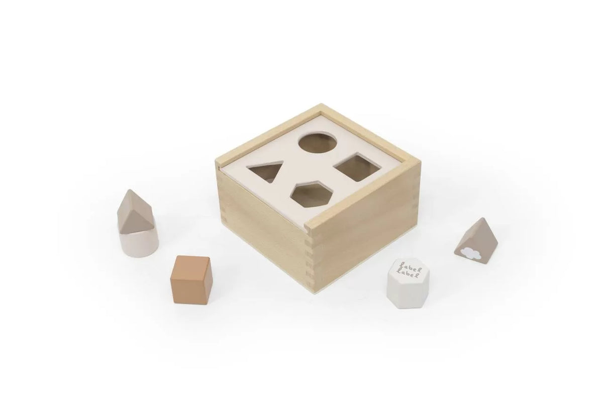 Label Label Sortierbox Nougat