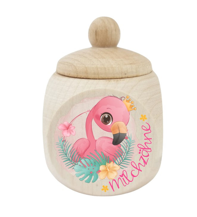 Milchzahndose Flamingo 1