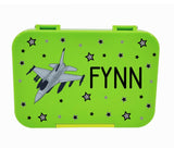 lunchbox grün, znünibox grün, znünibox flugzeug, znünibox jet, lunchbox jet, lunchbox flugzeug, lunchbox auslaufsicher, znünibox auslaufsicher, znünibox mit fächer, znünibox unterteilt, lunchbox unterteilt, znünbox beschriftet,lunchbox beschriftet