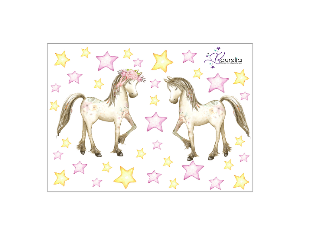 Stickerbogen Pferd 2