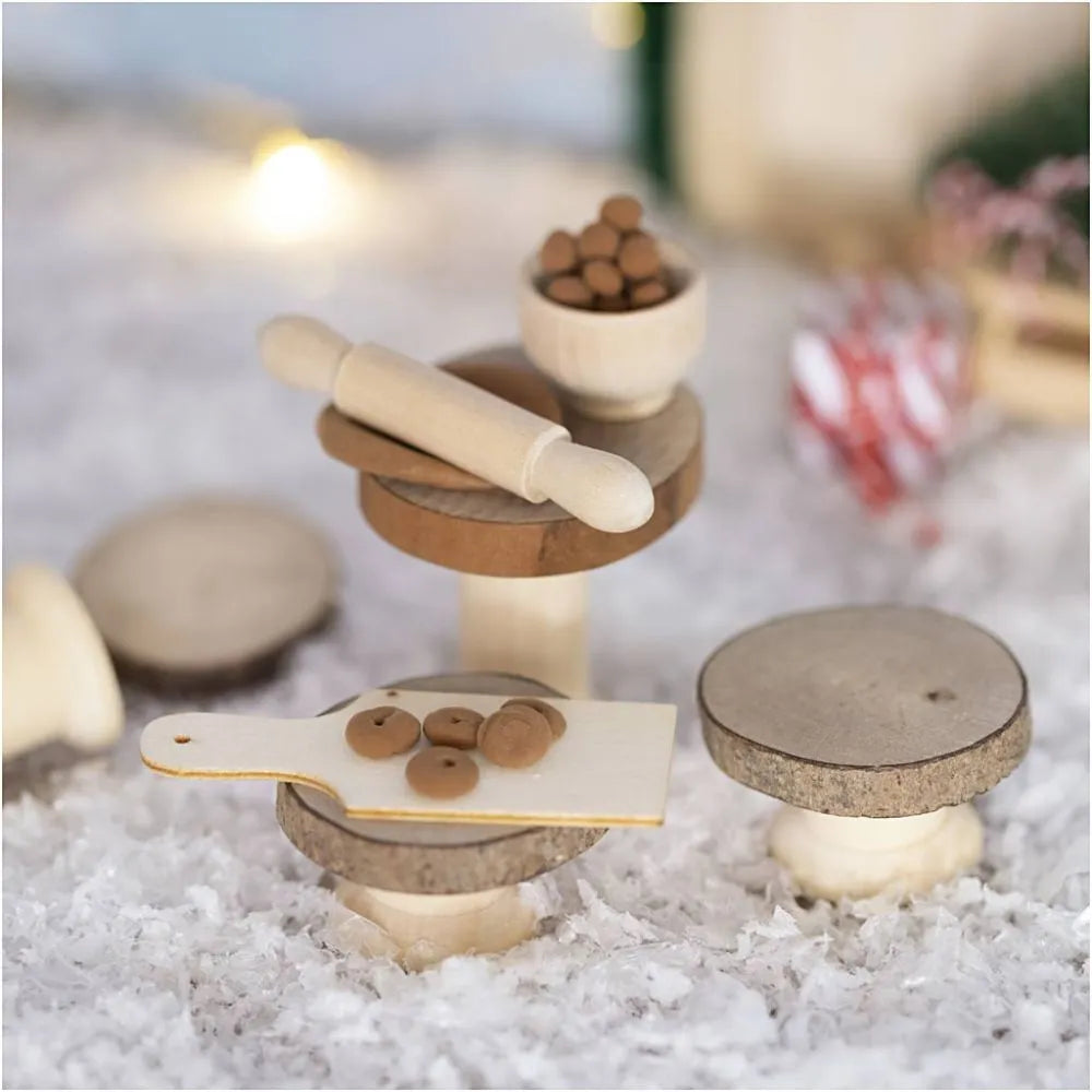 Wichtelzubehör Bastelset Szene Backen