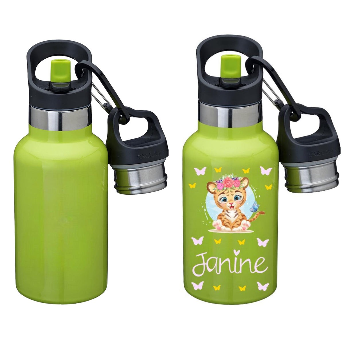 Kinder Thermosflasche Carl Oscar TEMPflask 350ml Grün