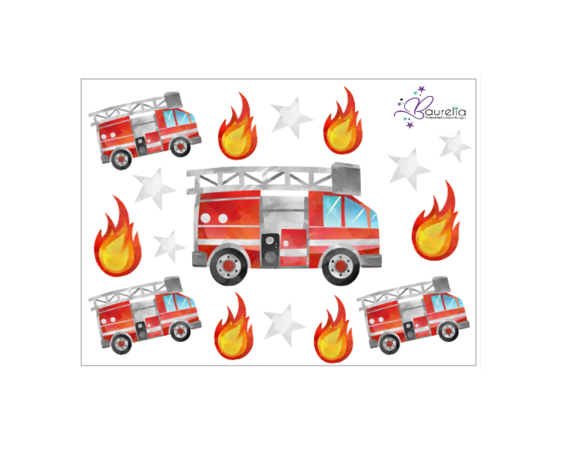 Stickerbogen Feuerwehr 1