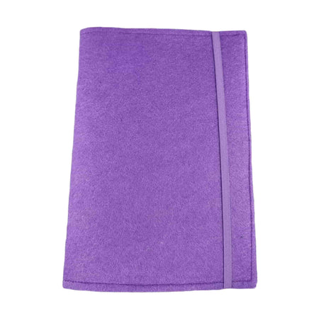 Gesundheitshefthülle aus Filz Violett
