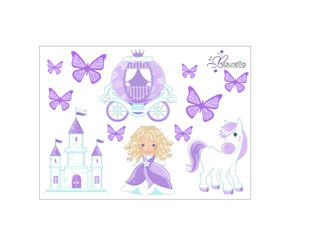 Stickerbogen Prinzessin 1