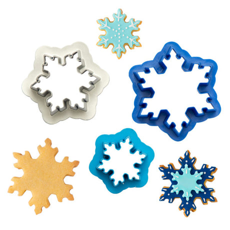 Ausstechformen Set Decora Schneeflocken