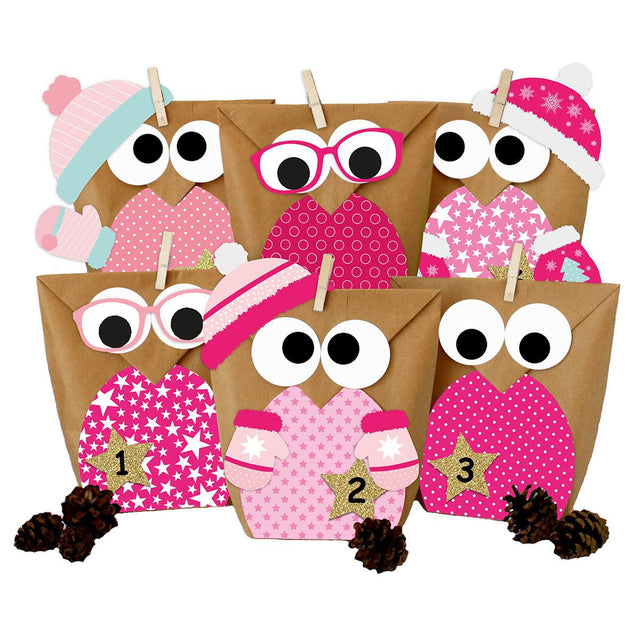 adventskalender basteln, adventskalender pink, adventskalender kinder, adventskalender kinder zum befüllen, adventskalender geschenke kinder, adventskalender ideen, adventskalender tüten