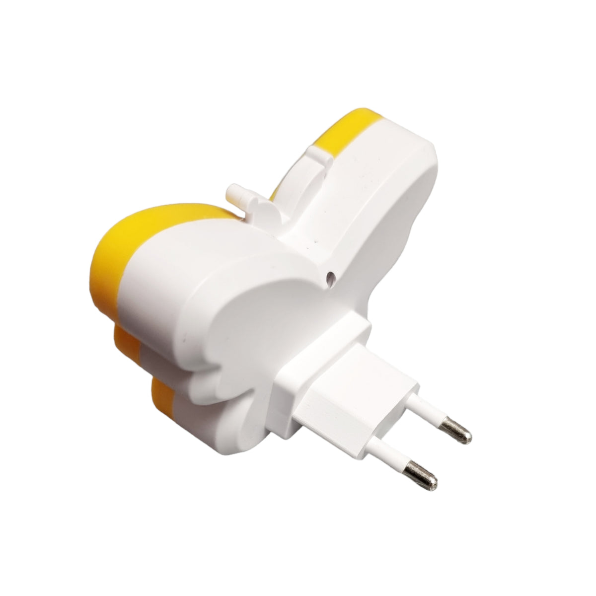 Nachtlicht Steckdose Schmetterling LED Gelb