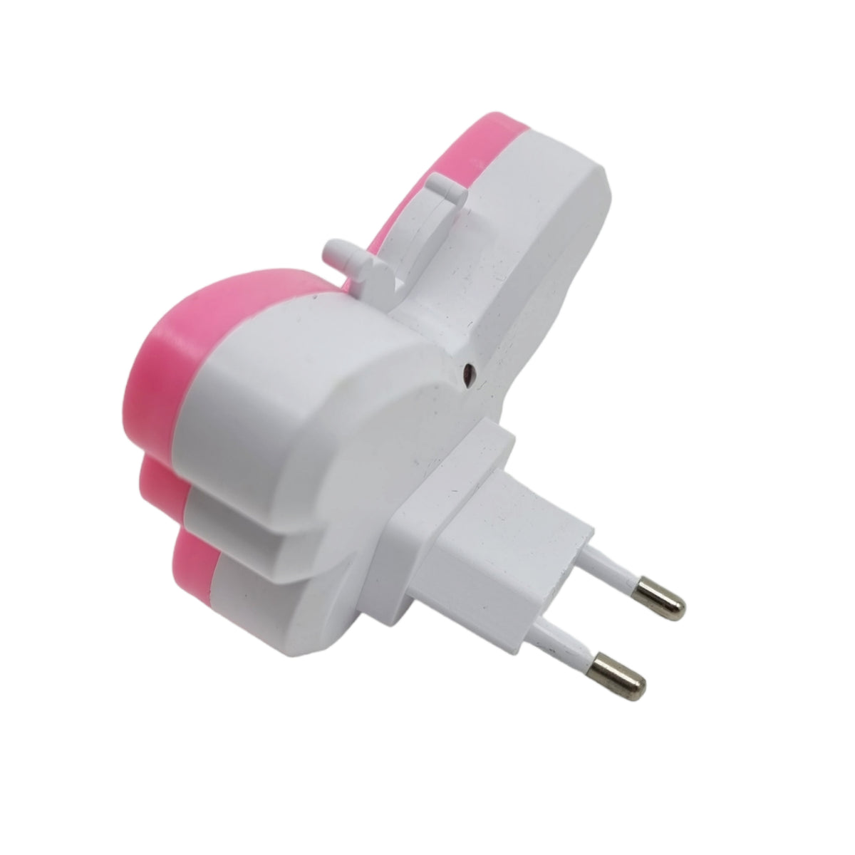 Nachtlicht Steckdose Schmetterling LED Pink