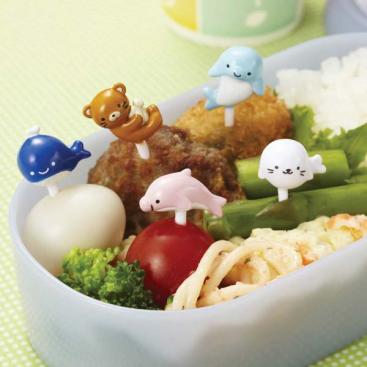 Znünibox Torune Bento Picks Delfin und Seefreunde