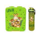 SET Znünibox und Trinkflasche Baurelia Box Midi mit Ion8 500ml Grün