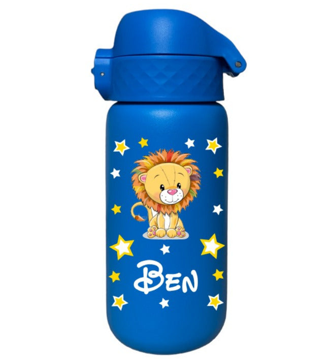 Kinder Thermosflasche Ion8 350ml Blau