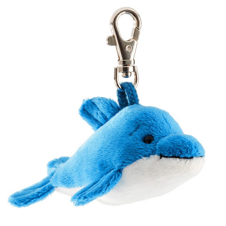 Schlüsselanhänger Plüsch Delfin