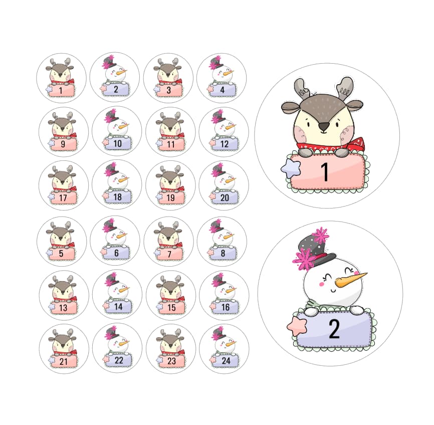 adventskalender, adventskalender kinder, adventskalender sticker, adventskalender sticker kinder, adventszahlen, adventskalender aufkleber, adventskalender sticker personalisiert, adventskalender aufkleber schweiz