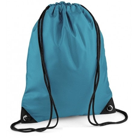 Turnbeutel Kinder Polyester Türkis