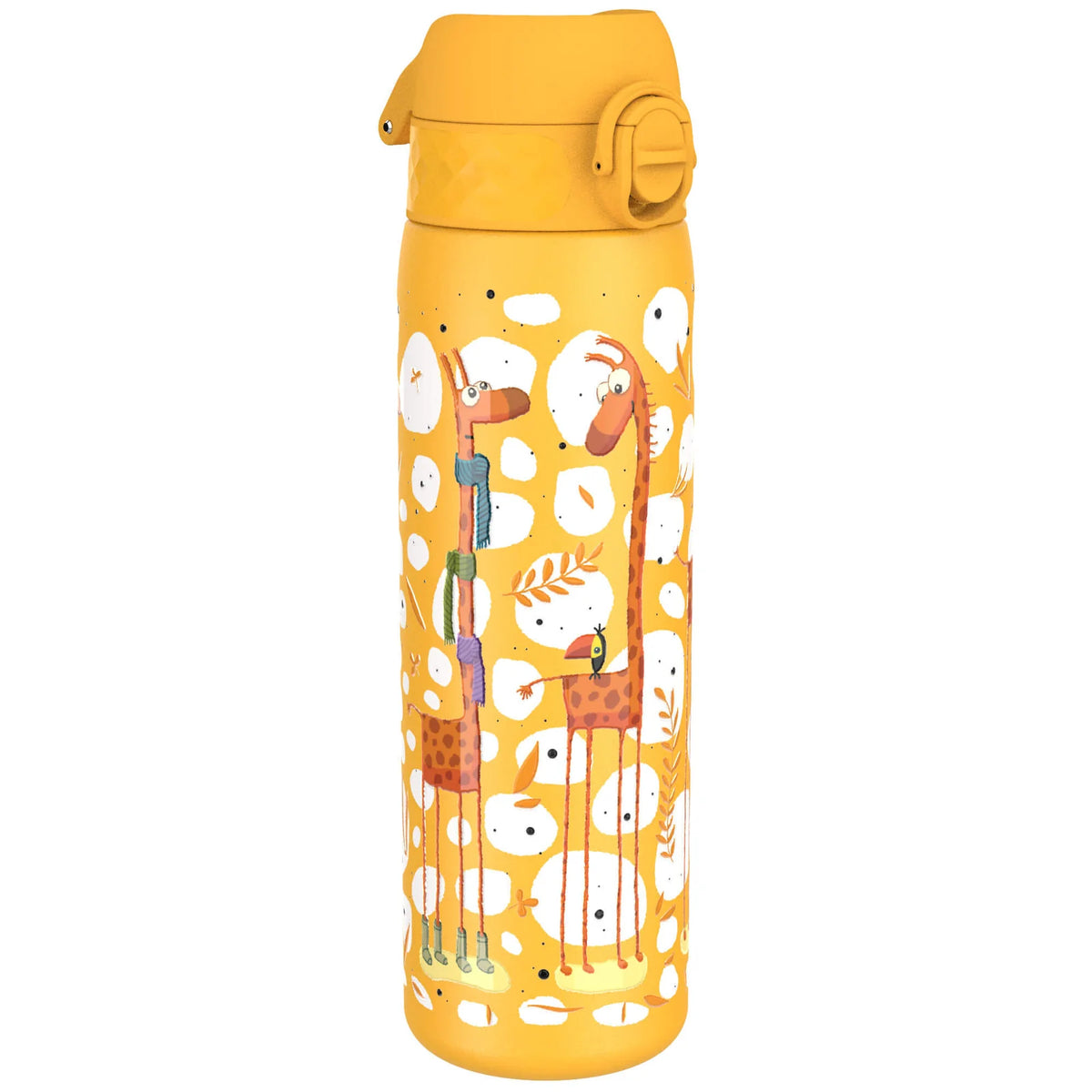 Edelstahl Trinkflasche Ion8 600ml Giraffe