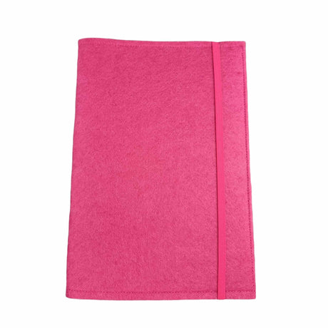 Gesundheitshefthülle aus Filz Pink