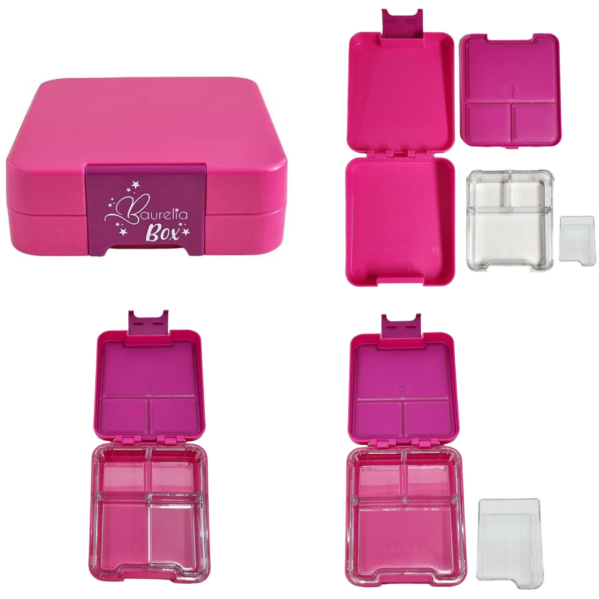 SET Znünibox und Trinkflasche Baurelia Box Midi mit Camelbak Kids Pink