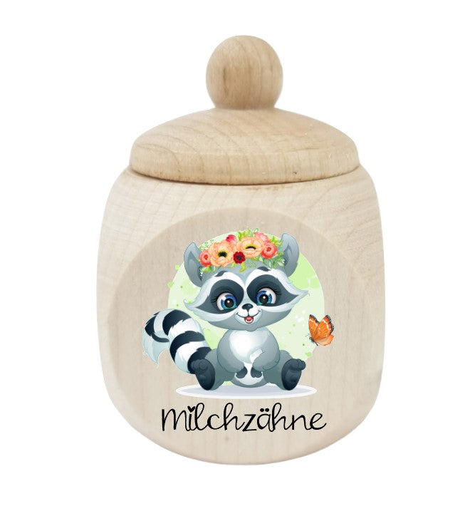Milchzahndose Waschbär 6